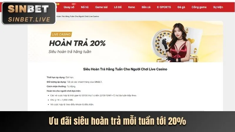 Ưu đãi casino trực tiếp 868vip